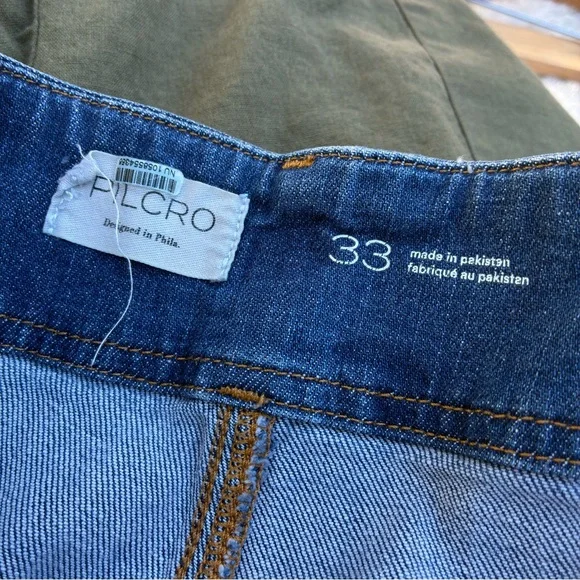 Pilcro Wide Leg Jeans Sz 33 - Picture 2 of 5